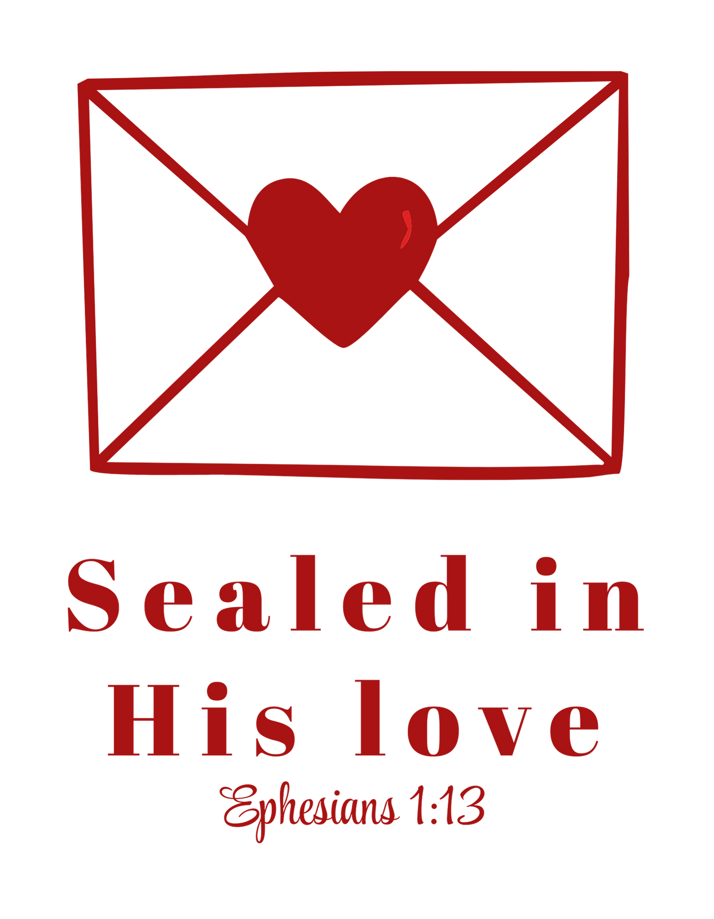 Sealed in His Love Tee