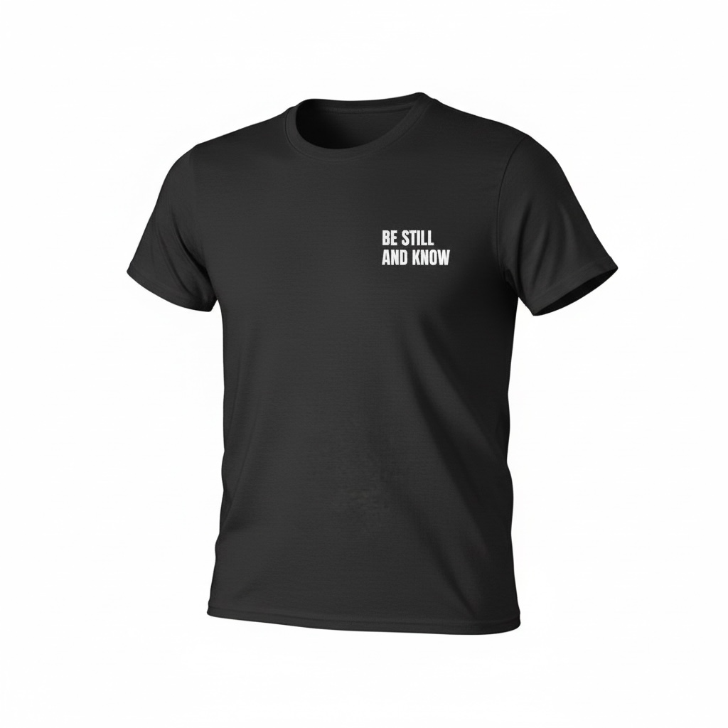 BE STILL AND KNOW Lightweight, Comfortable, Inspiring T-shirt